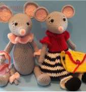 Little Mindy Mouse Pattern by Connie Hughes English