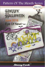 Stoney Creek Pattern Of The Month Series PM1302 June 2018 - Horrific Halloween - Eye of Newt