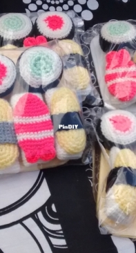 Sushi set amigurumi