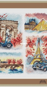 Stitch Spider - Autumn Paris by Maria Erbenova