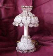 LP1 Crystal and Lace Lamp by Meredith Roush