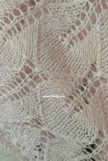 light pink shawl
