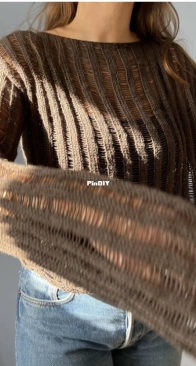 Deimas Air Blouse by Nanna Burmeister - Deima Knitwear