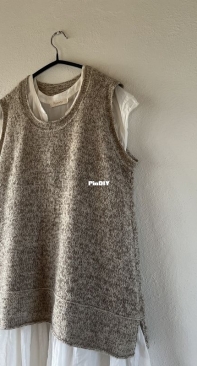 RAW vest by Lone Kjeldsen