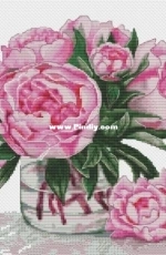 Design Schema - Peonies by Tomina Galina