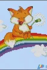 Tani211 - Fox-cub on a rainbow XSD