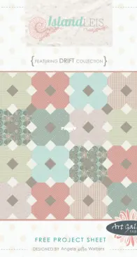 Angela Walters - Art Gallery Fabrics - Island Leis Quilt Pattern - Free