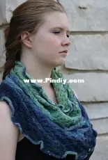 Denim Family Gradient Cowl or Color Ramp - Kathy Merrick -  Koigu Wool Designs