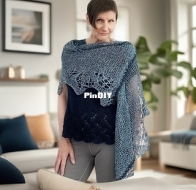 Lutz shawl by Petra Breakstone