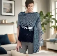 Lutz shawl by Petra Breakstone