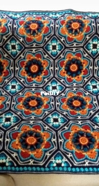 Persian Tiles Blanket - Janie Crow - Jane Crowfoot