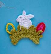 One and Two Company - Carolina Guzman - Easter Rabbit Applique