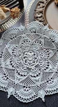 lenamasterica - Elena Bojkova - Елена Божкова - Mia Doily - Салфетка Мия - Russian