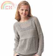 Social Network Pullover by Bernat Design Studio - Free