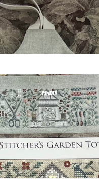 The Drawn Thread- A Stitcher's Garden Sampler and Tote Bag