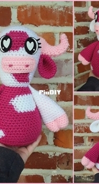 Osage County Crochet - Saddie Sheppard - Moo Lissa the Cow - Free