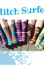 Stitch Surfer socks pattern by Biscotte yarns (free)
