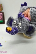 Toy puzzle elephant