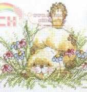 Anchor Solo the Cat STC105 in the flowers