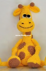 Haekelgetier - Motley Crochet Crew - Sandra Hawlik - Giraffe Gerry - Russian - Translated- Free