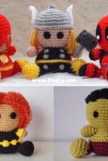 Superheroes marvel by Amigurumeria