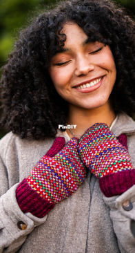 Sea Glass Mittens by Abbye Dahl, Selena Shepard - Wool & Pine