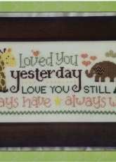 Cherry Hill Stitchery 034 - Loved You Yesterday