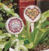 Nurse Medallions by Marie Cosgrove from Cross Stitch Magazine 1997 - Free
