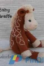 Knit Baby Giraffe by Lorraine Pistorio - Rainebo designs