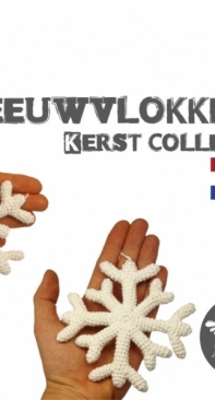 Mispeltoy Crochet - Kenzi Noe - Ornament Snowflake small and medium - Ornament Sneeuwvlok klein en medium - Dutch