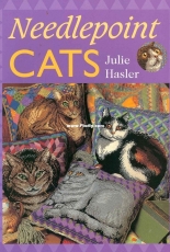 David & Charles - Needlepoint Cats by Julie Hasler 2004