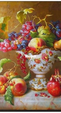 7 Elephants - Still Life Fruit Vase-2