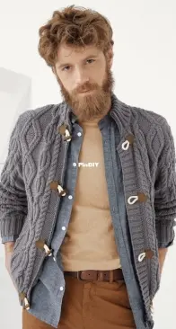 Blouson Homme Harry - Phil Ecolaine - Phildar - Russian Translated