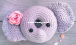 Oodles of Crochet Crafts - Rachel Zain - Doughnut Buddies - Elephant