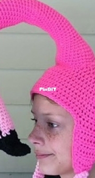 Sharpin designs - Care Sharpin - Birdbrain Hat: Flamingo