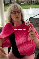Easy Pozo 3 in 1 Poncho-Cape-Shawl No3  by Mary Pozo-Free