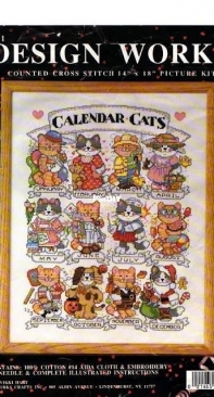 Design Works 1061 - Calendar Cats