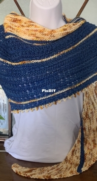 2nd Anniversary Shawl by Lisa Overby-Free