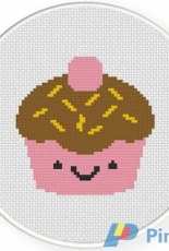 Daily Cross Stitch -  Yummy Cupcake