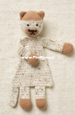 Patons - PBN0000-05365 Cat Flat Toy - Free