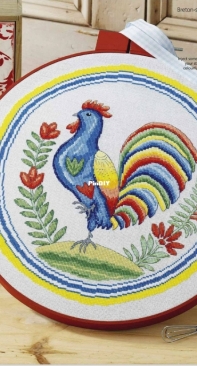Rule the Roost - Breton-Style Rooster by Amanda Gregory from Cross Stitch Gold 112 XSD