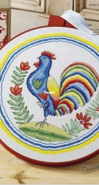 Rule the Roost - Breton-Style Rooster by Amanda Gregory from Cross Stitch Gold 112 XSD