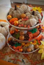Fall tiered tray