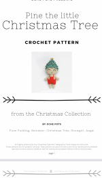 Oche Pots - Clare Cooper - Pine the little Christmas Tree