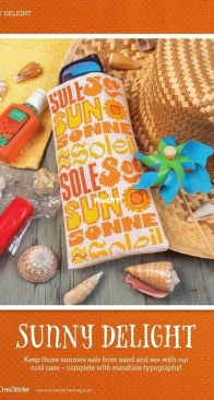 Sunny Delight by Emma Congdon from Cross Stitcher 436 PCS + XSD