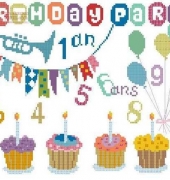 Birthday party from Marabout Delices au point de croix