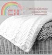 Satin Sport Knit Blanket by Bernat Design Studio - Free