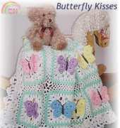 Butterfly Kisses Crochet Blanket or Afghan