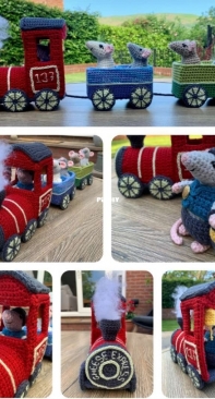 Lau Loves Crochet - Laura Loves Crochet - Laura Sutcliffe - Mouse in a Train