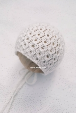 lacy newborn bonnet